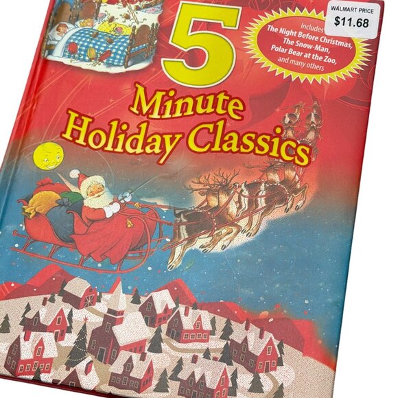 5 Minute Holiday Classics Hardcover Book Christmas Storybook Collection Colorful - Picture 2 of 5